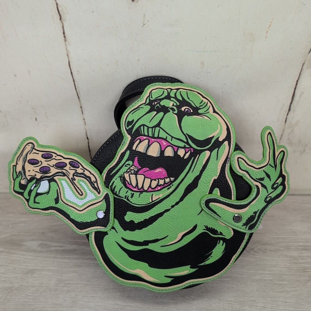 2024 Halloween Horror Nights Ghostbusters Slimer Mini Crossbody Bag Backpack New